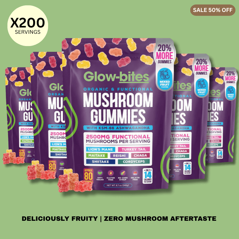 Glow-bites™ Super Mushroom Gummies