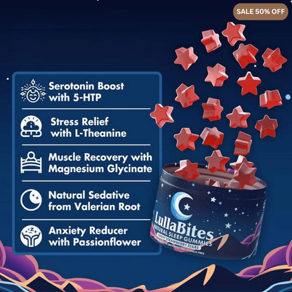 Glow-bites™ Natural Sleep Gummies