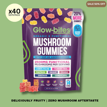Glow-bites™ Super Mushroom Gummies