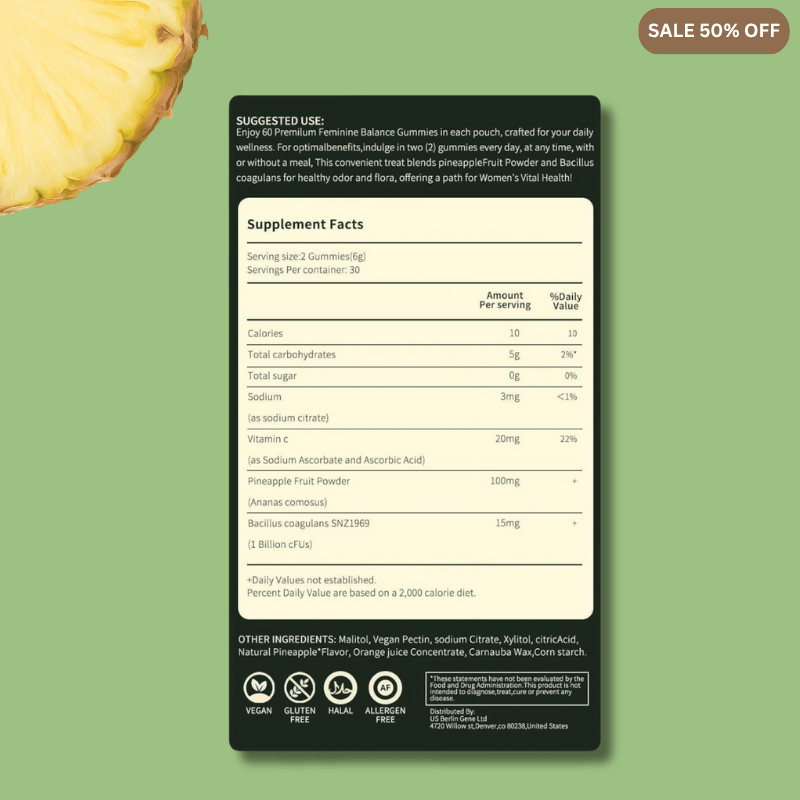 Glow-bites™ Feminine Balance Gummies