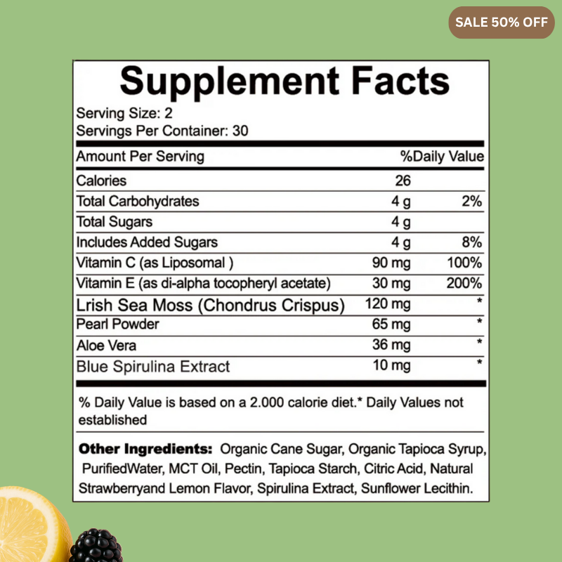 Glow-bites™ Sea Moss Glow Gummies