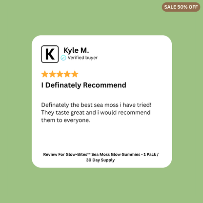 Glow-bites™ Sea Moss Glow Gummies